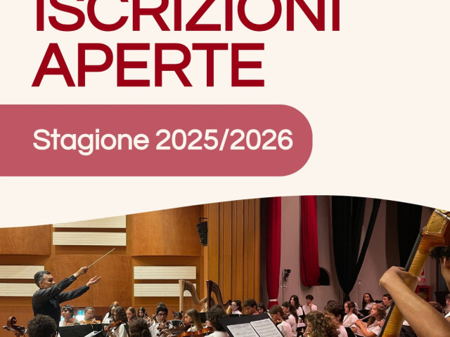 Locandina iscrizioni 2025 2026