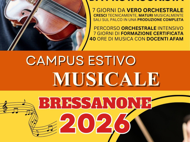 Locandina Campus Estivo Musicale 2026