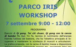 Masterclass gratuita adatta a tutti, una mattinata intera all'insegna dell'equilibrio e dell'armonia, con interventi culturali ed approfondimenti.